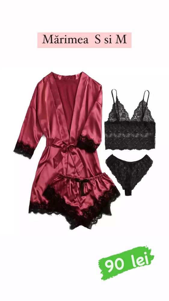 Pijama satin set