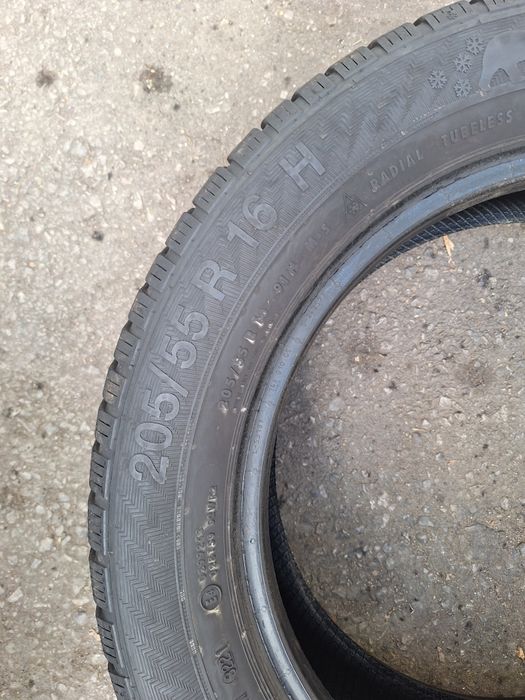 8.5 mm! 205 55 16 Gislaved evrofrost 6