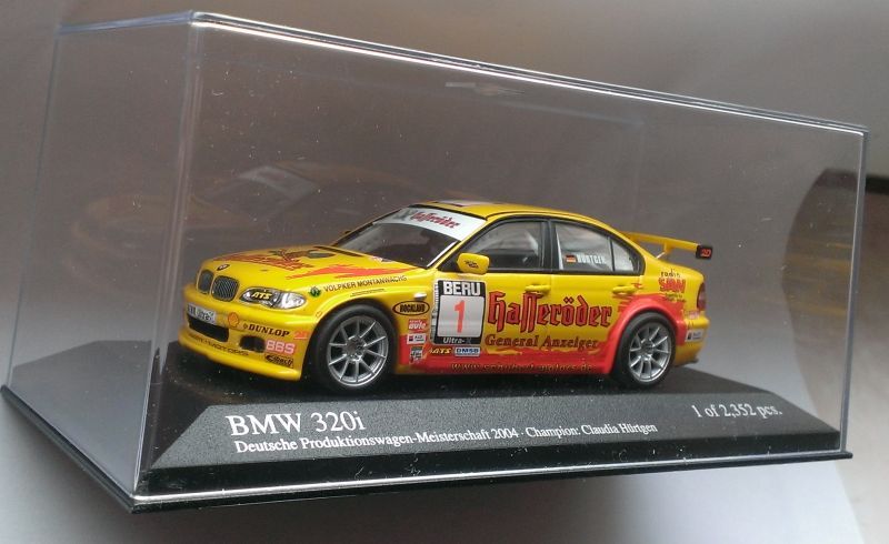 Macheta BMW 320i E46 Touring Car Champion 2004-Minichamps 1/43 seria 3