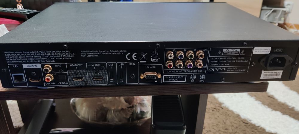 Blu ray player Oppo bdp 103 eu