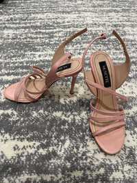Sandale elegante roz nude Musette