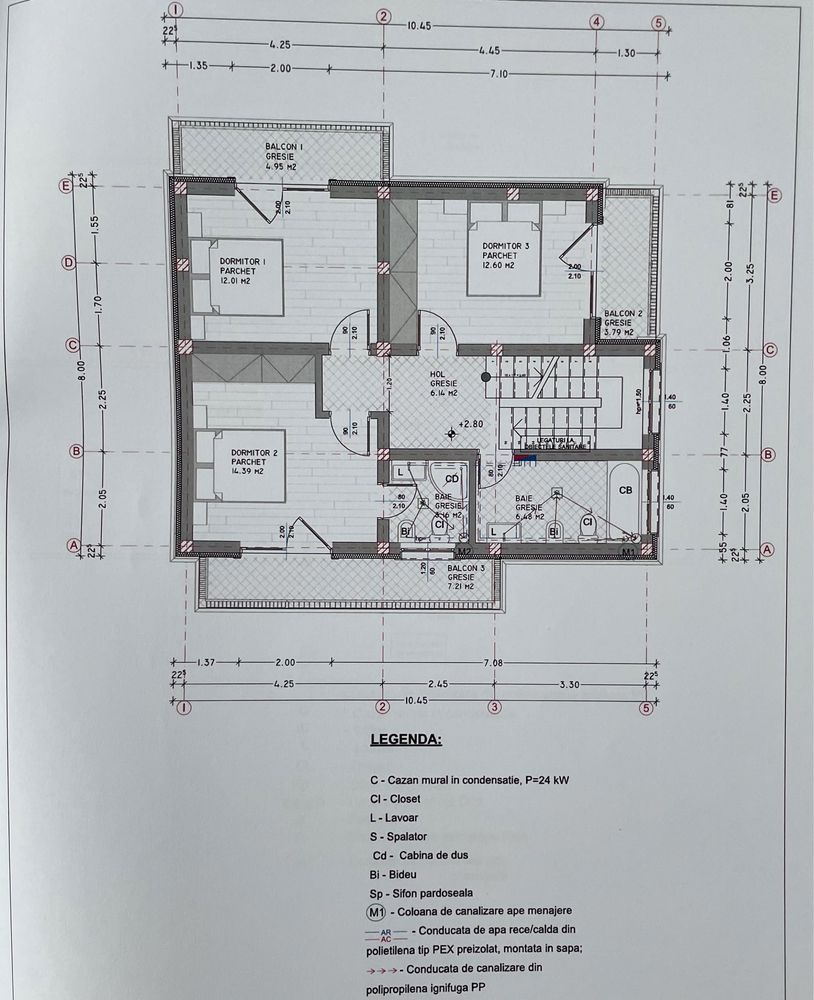 Teren cu proiect casa 175mp