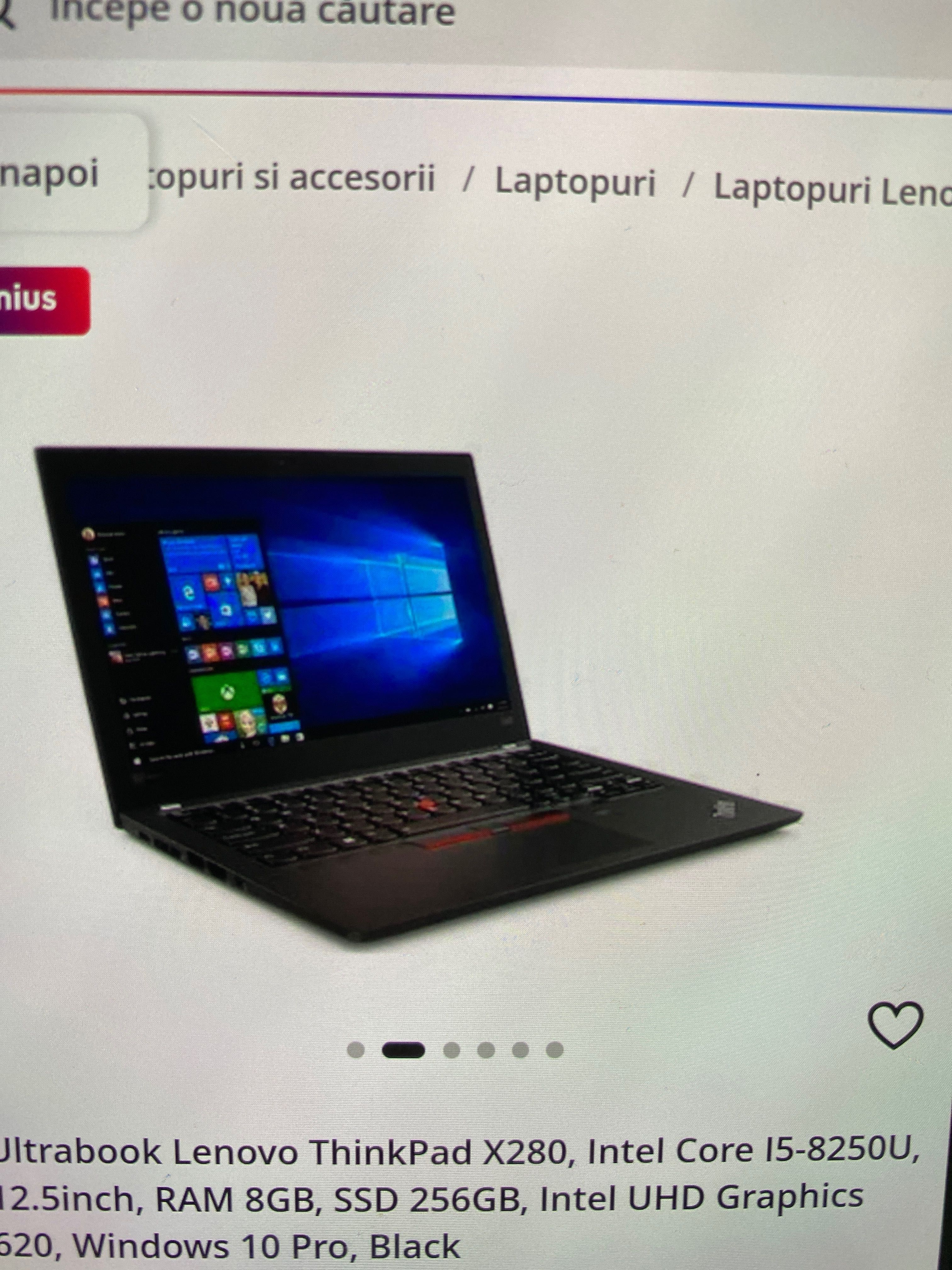 Lenovo ThinkPad X280, nou