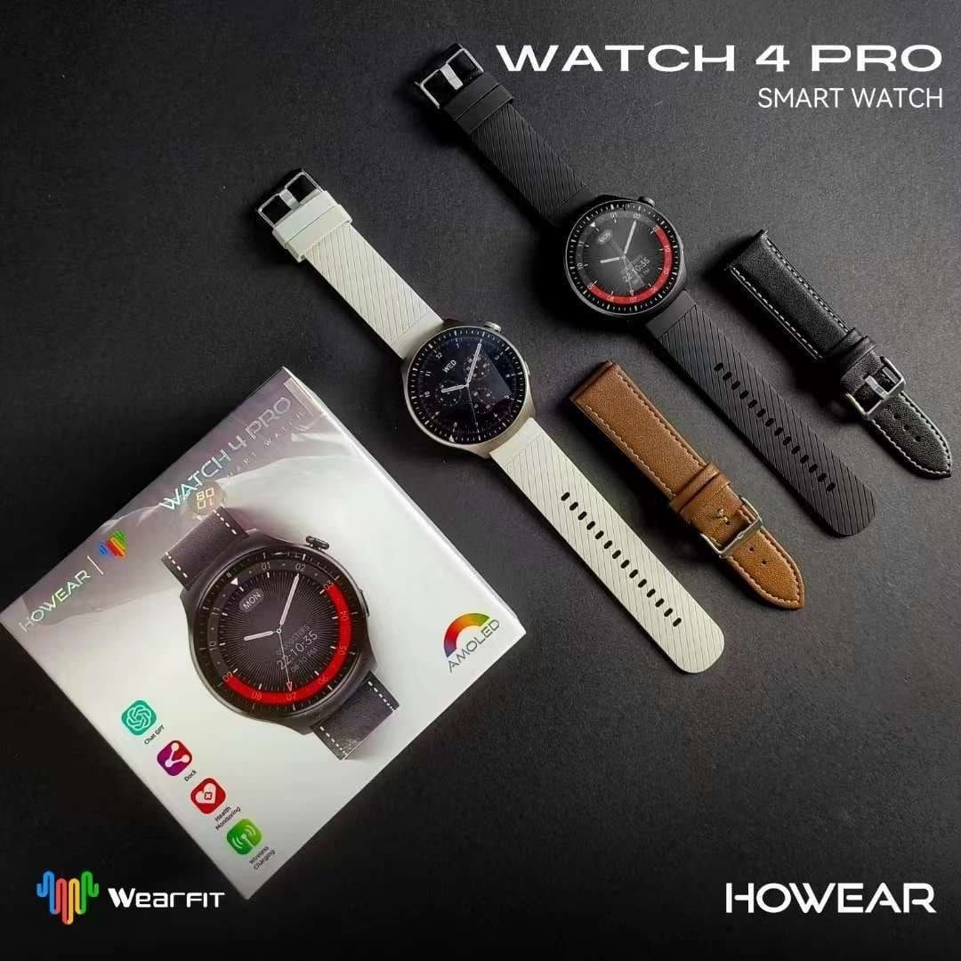 Watch 4 Pro Howear NFC GPT чат звонки давление пульс уведомления режим