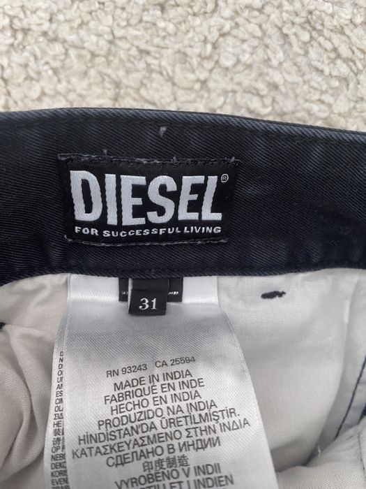 Diesel black cargo pants