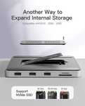 Inateck Hub USB C pentru iMac, Doking station DK2001.