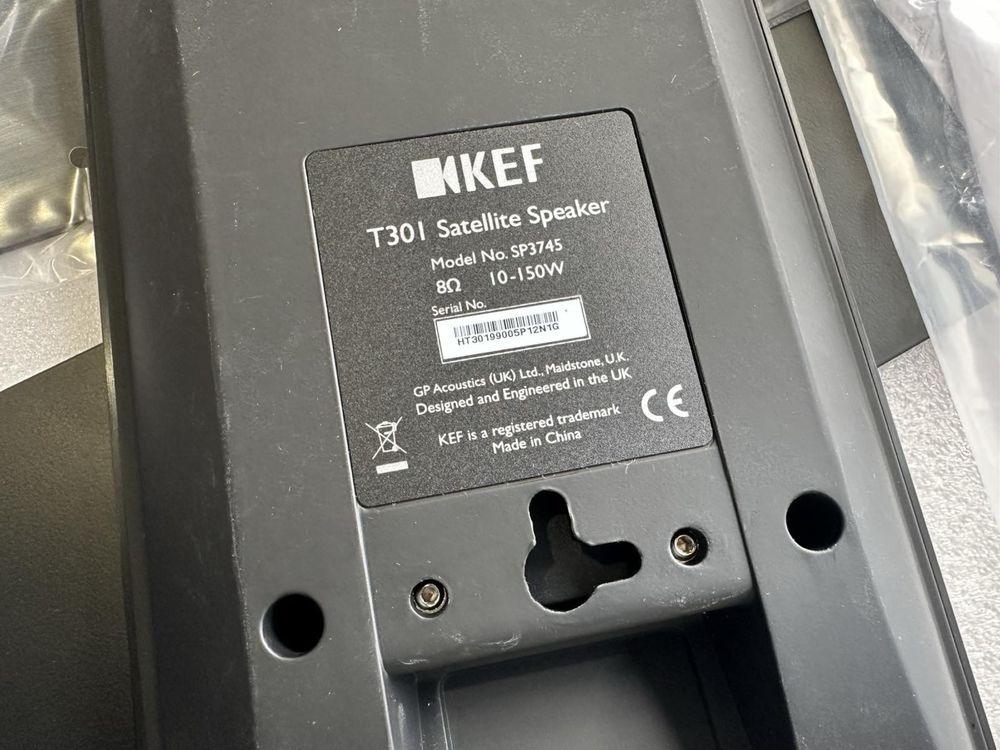 KEF T301 – сателитни колонки (комплект от 2 броя) – Чисто нови
