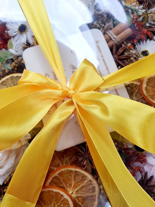 Cutii cu flori criogenate si naturale uscate 30x30 cm