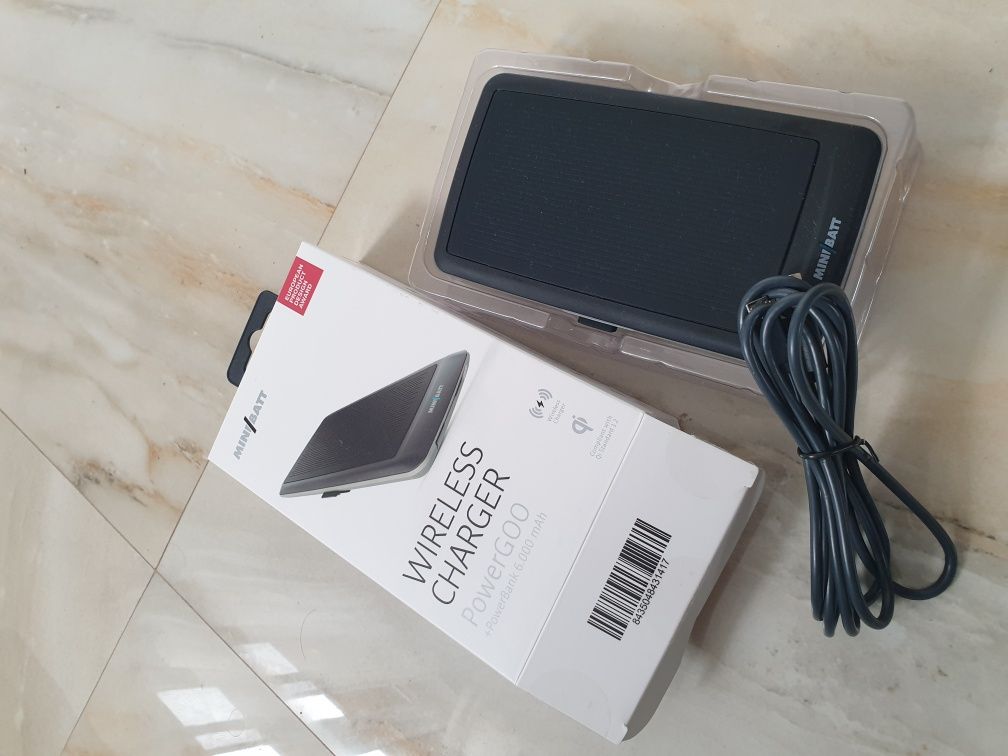 WIRELESS CHARGER  PowerGOO+PowerBank  6.000 mAh  // GARANTIE 2ANI //