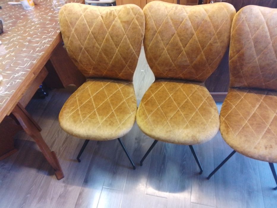 Scaune dining catifea