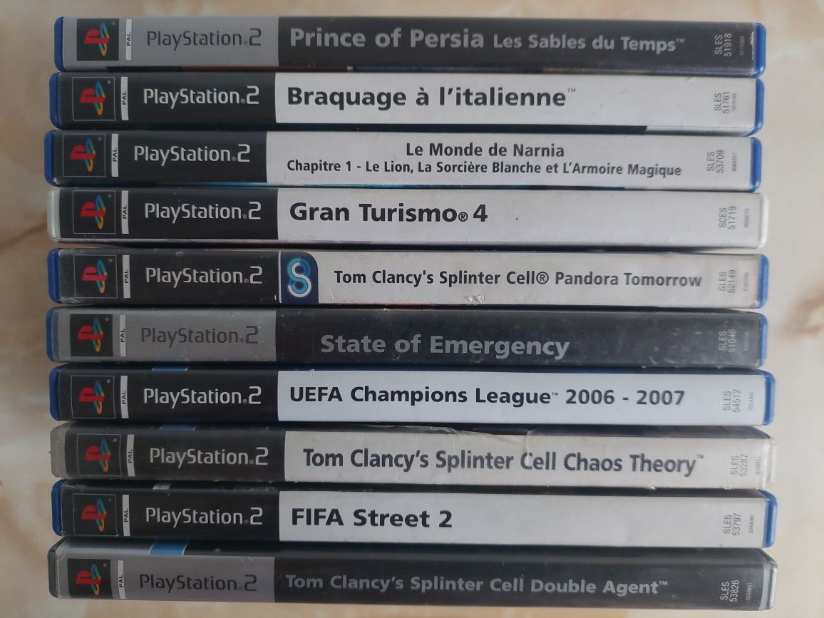[PS2] Vând 80 jocuri originale pentru PlayStation 2 //poze reale