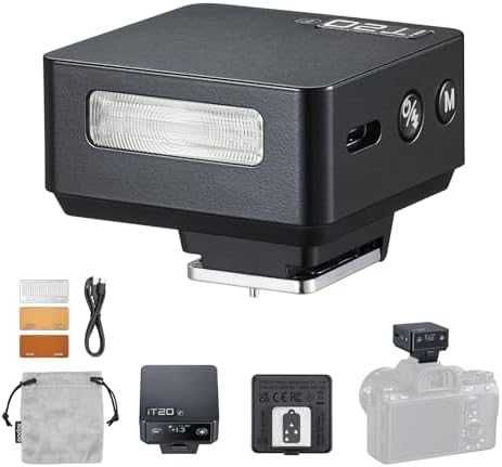 Нова Godox iT20F Fuji TTL мини светкавица, 45g, 700 светвания, USB-C