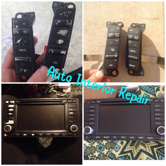 Възстановяване на захабени копчета на Audi / бутони Volkswagen