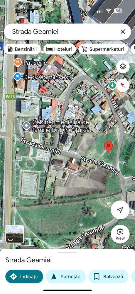 Teren cu proiect de casa Amzacea schimb cu auto