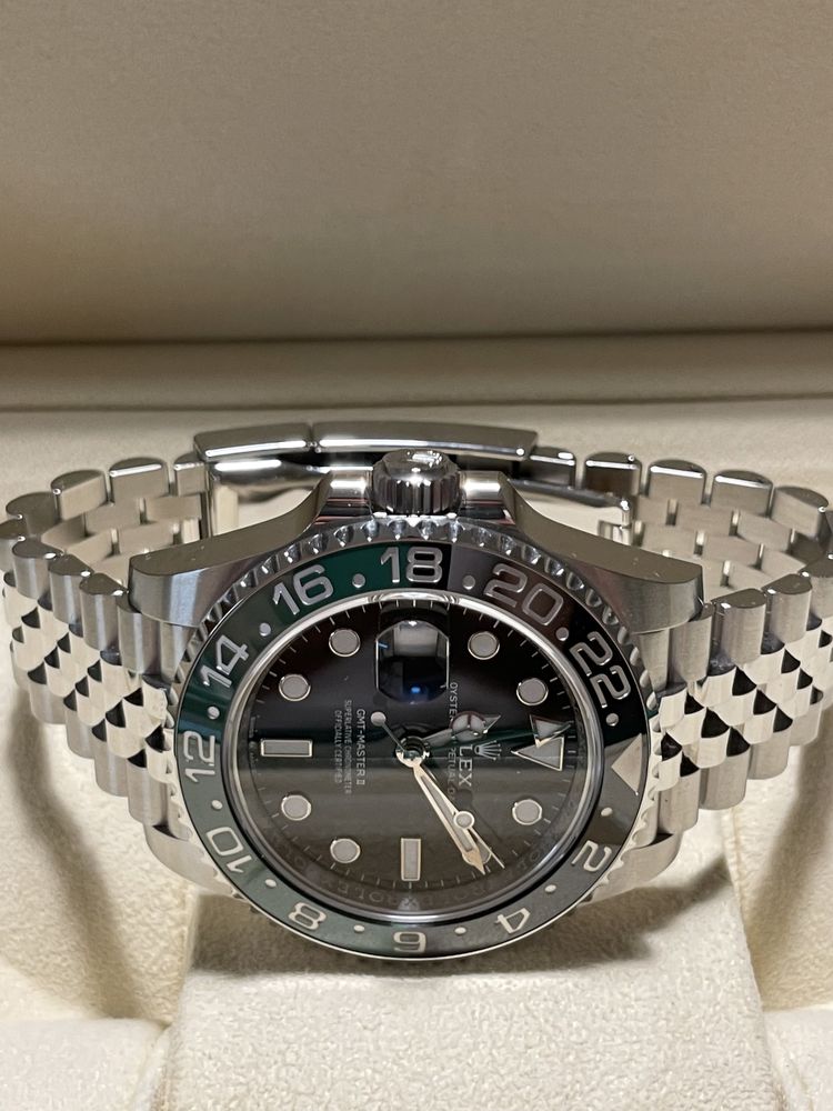 Часовник Rolex GMT Master ll Sprite Black Dial Jubilee