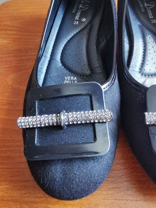 Balerini din piele naturala, nr 38