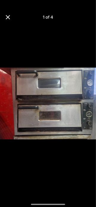 Професионална двойна фурна за печене на пицию