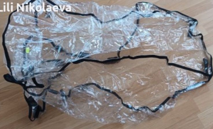 Универсален дъждобран за летен кош