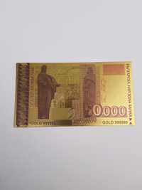 Красива позлатена банкнота 50 000 лева!
