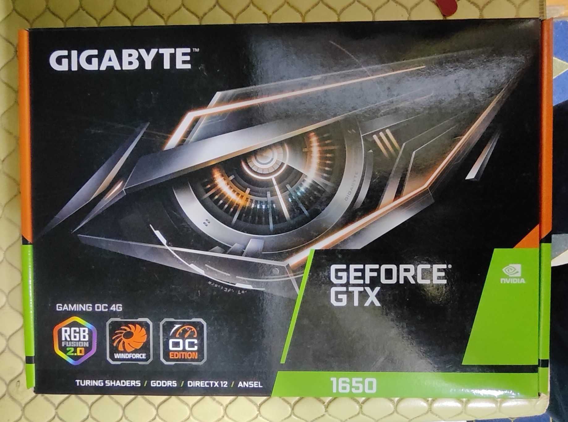 Видеокарта Gigabyte GeForce GTX 1650 Gaming OC 4G