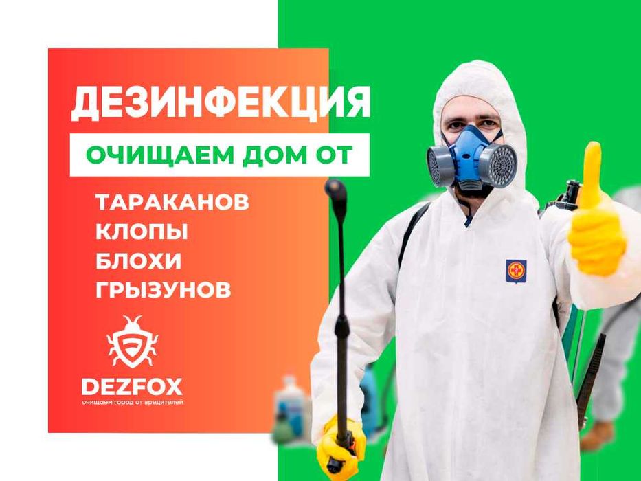 Дизинфекция Дезинсекция От Клопов Тараканов Вши Клеш Алматы Гарантей