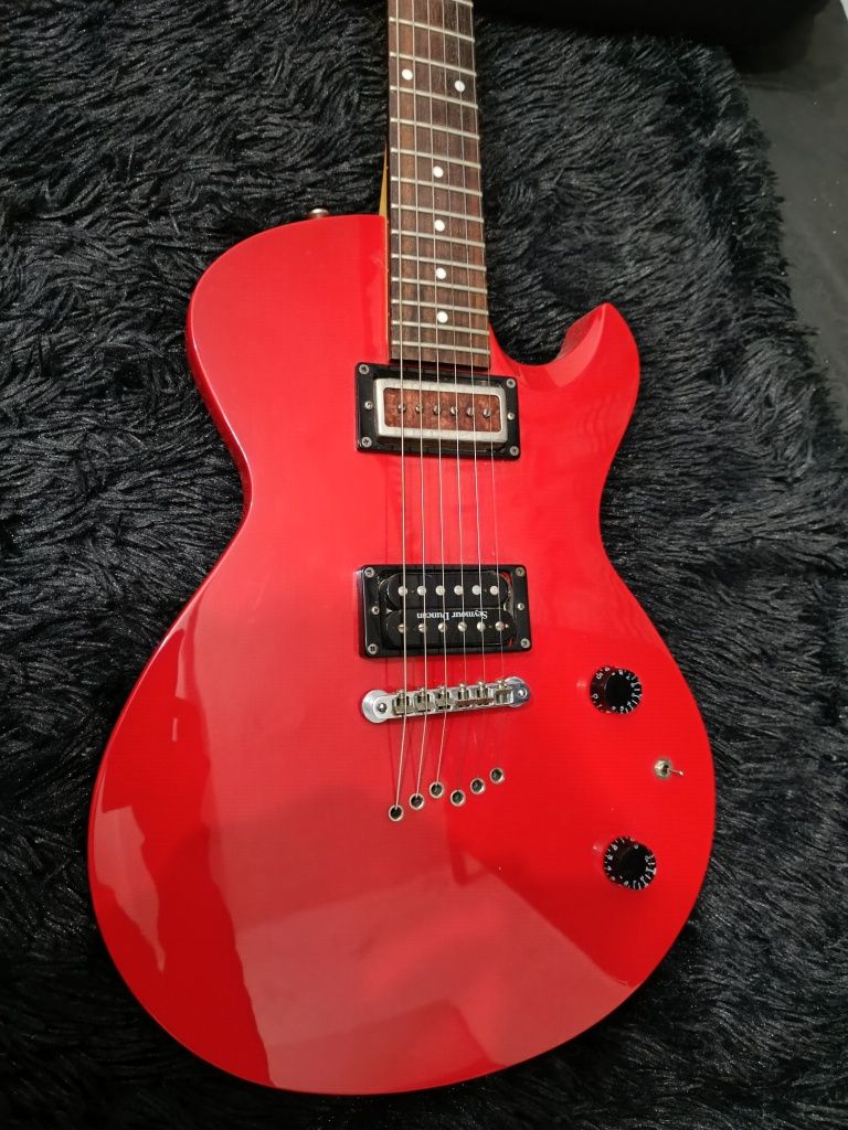 Cort les paul zenox(датчики меняли на p90 и seymor)