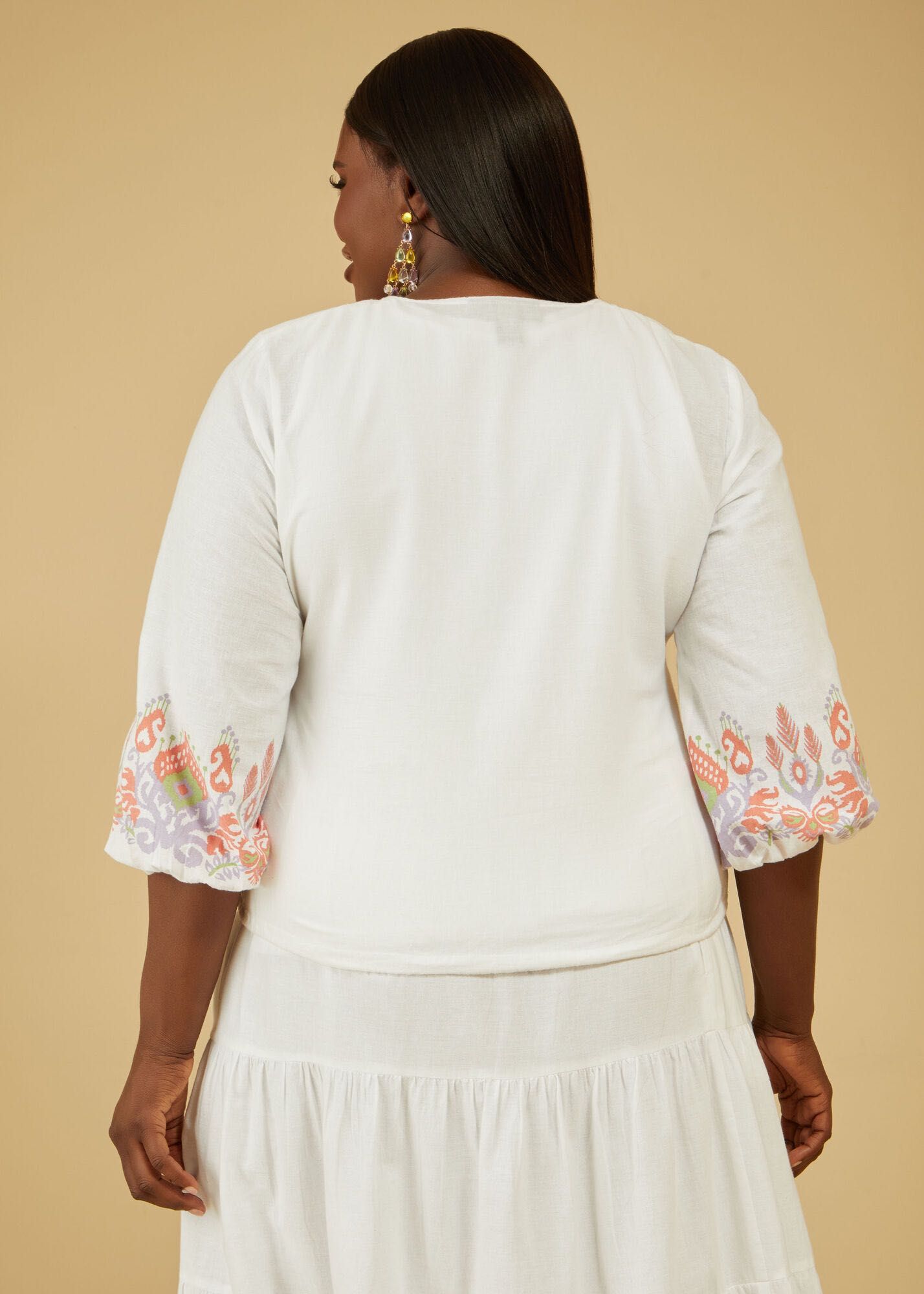 Plus size. Американский летний костюм