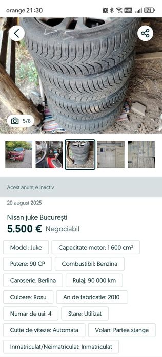 Nissan juke București