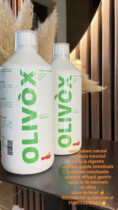 Olivox o sticlă  dispun de mai multe produse