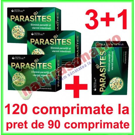 Parasites Total Cleanse PROMOTIE 3+1 gratis - Cosmo Pharm