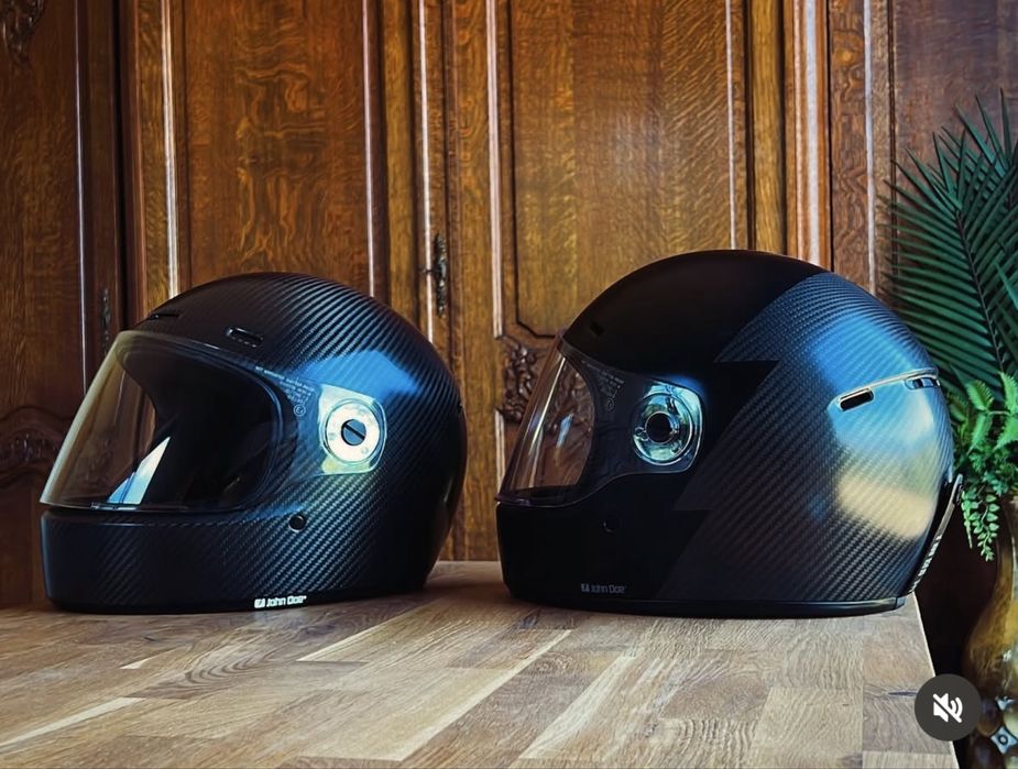 Casca moto Carbon M si L caffe racer