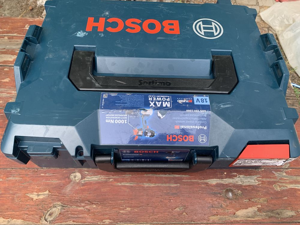 Bosch GDS 18V-1000/ударен безчетков гайковерт /+батерия 4 ah.,+зарядно