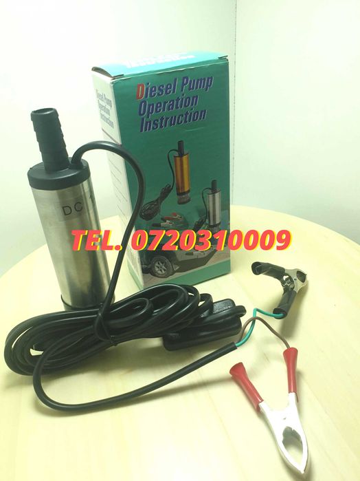 Pompa Submersibila Pentru Transfer Motorina Lichide 12v