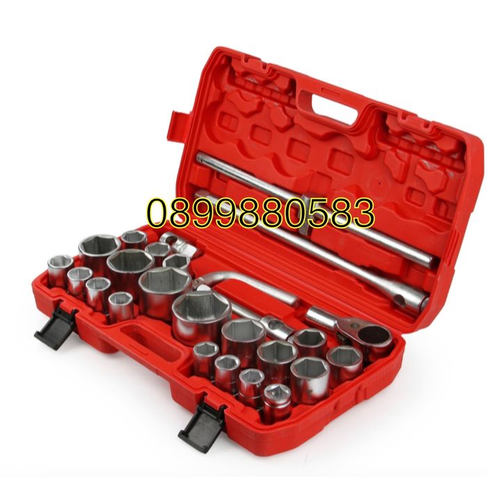 Комплект гедоре 26 части 3/4" и 1" 21 – 65 мм