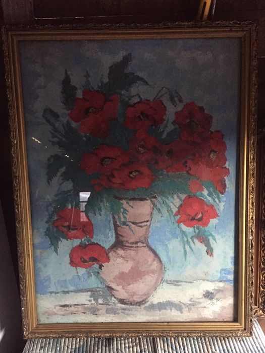 Vând tablou pictat pe pânza cu semnătura lucretia megyesi din ‘75