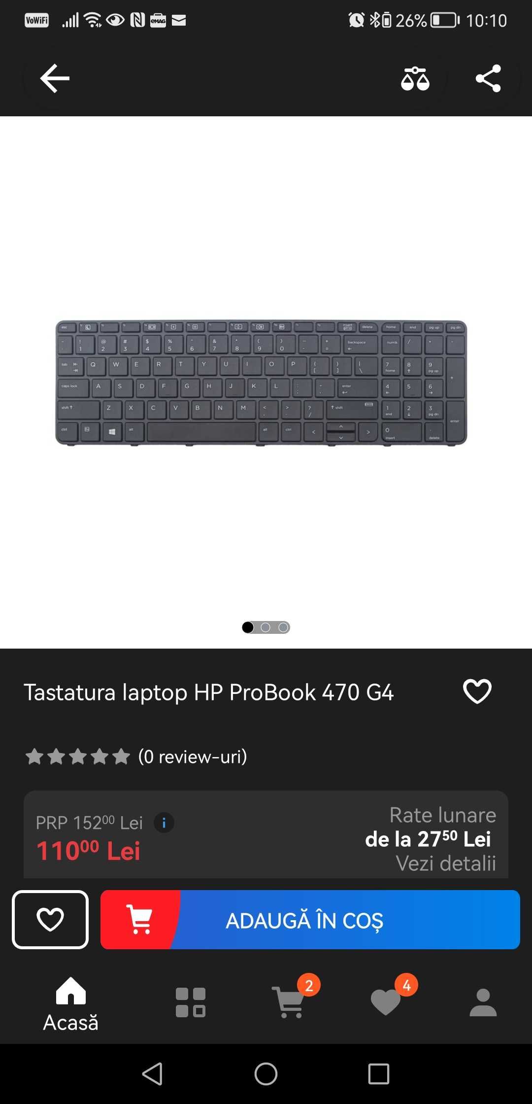 Tastatura HP ProBook 470 G3 , G4 Zbook 15 G3 G4