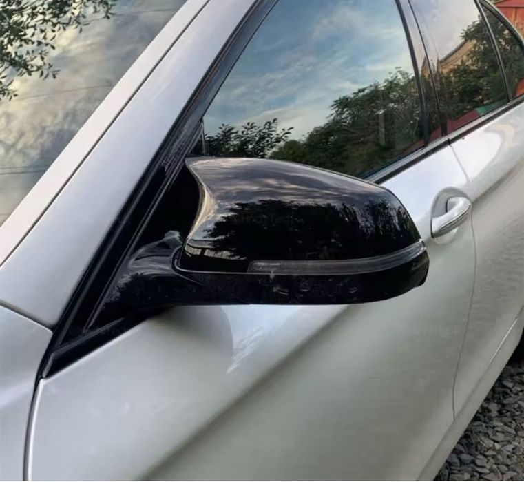 Capace oglinzi M5 BMW seria 5 F10 F11 Facelift 2014-2017 Negru lucios