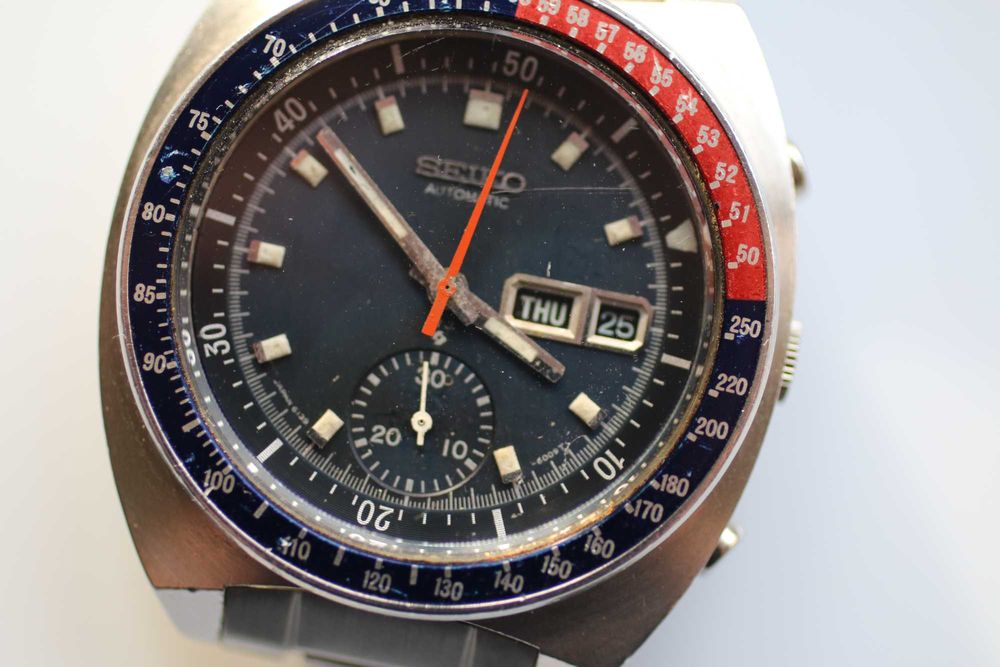 Seiko Pogue Pepsi cchronograph  6139 6009T