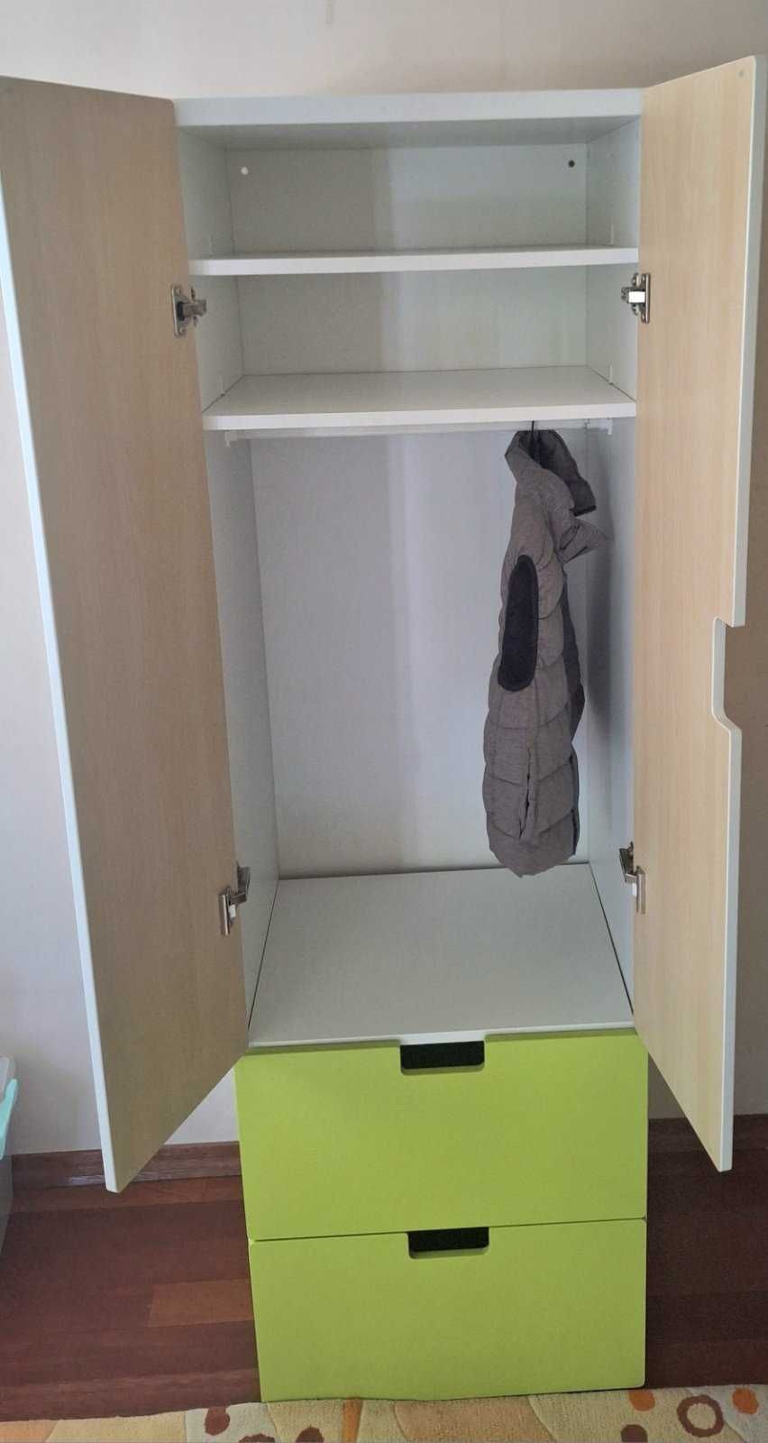 Детски гардероб с две чекмеджета и пейка за съхранение IKEA STUVA