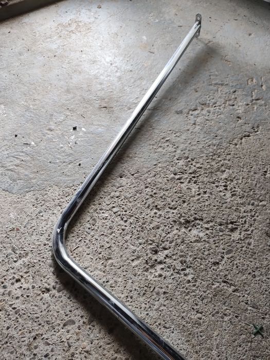 Bara inox in colt pt la dus -cabina proba - umerase