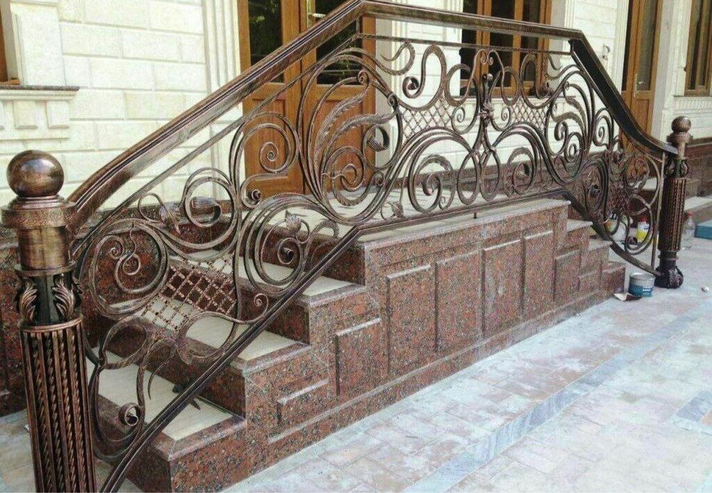 Oyna va zinalar uchun temir panjaralar | Решетки для окон и лестниц