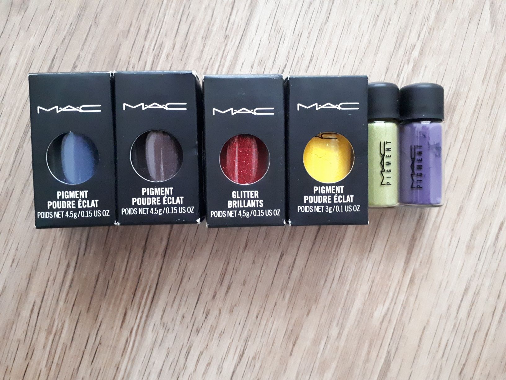 Set 6 pigmenti MAC, machiaj profesional pigment fard pleoape