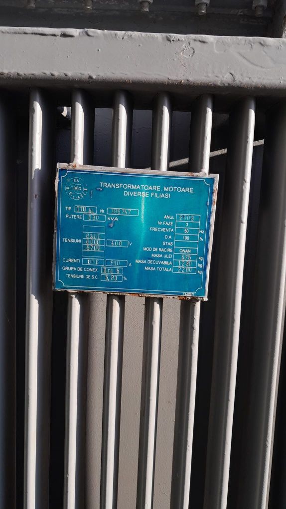 Post transformator putere  630kwa