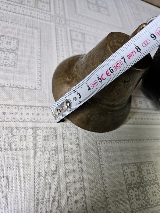 Clopot din bronz nr.8 ( curea din piele naturala)