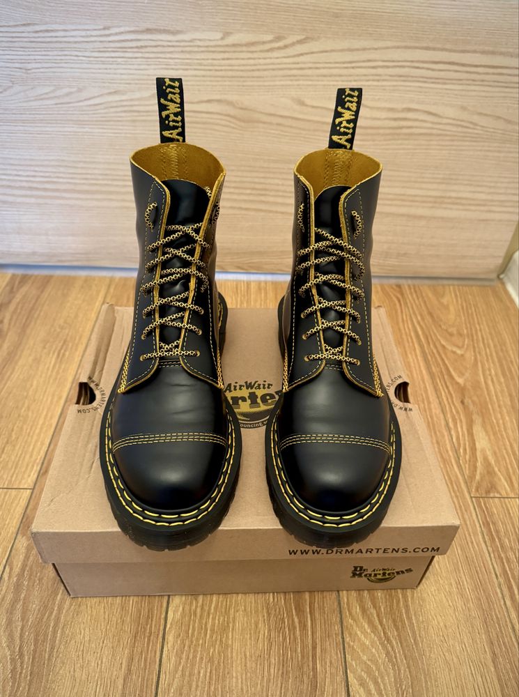 Ghete Dr. Martens 1460 Pascal - 42 -  Double Stitch Premium Leather