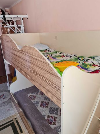 Детская, двухярусная кровать, мебель
