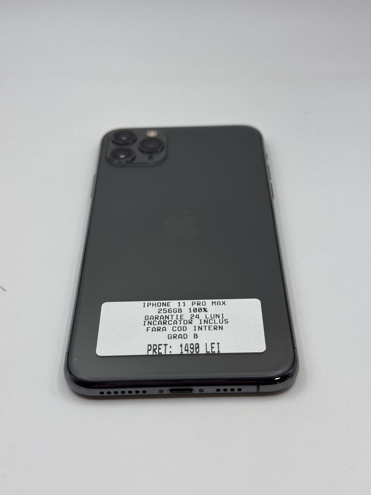 Magazin vinde iphone 11 pro max 256gb 100% Garantie 24 luni grad B