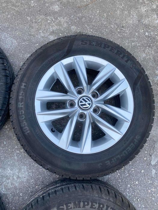 VW джанти 15 с чисто нови гуми