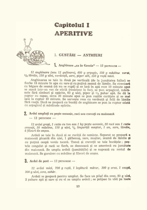 Carte Preparate de Artă Culinară (1981)