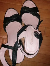 Черни дамски сандали